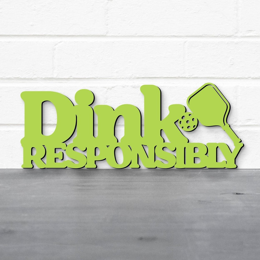 Dink Responsibly Pickleball Wall Art Image 1