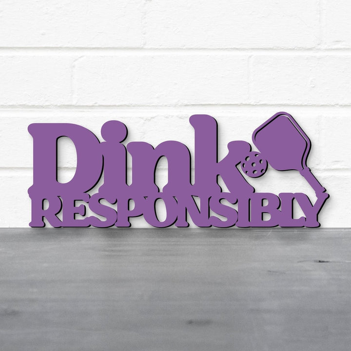 Dink Responsibly Pickleball Wall Art Image 6