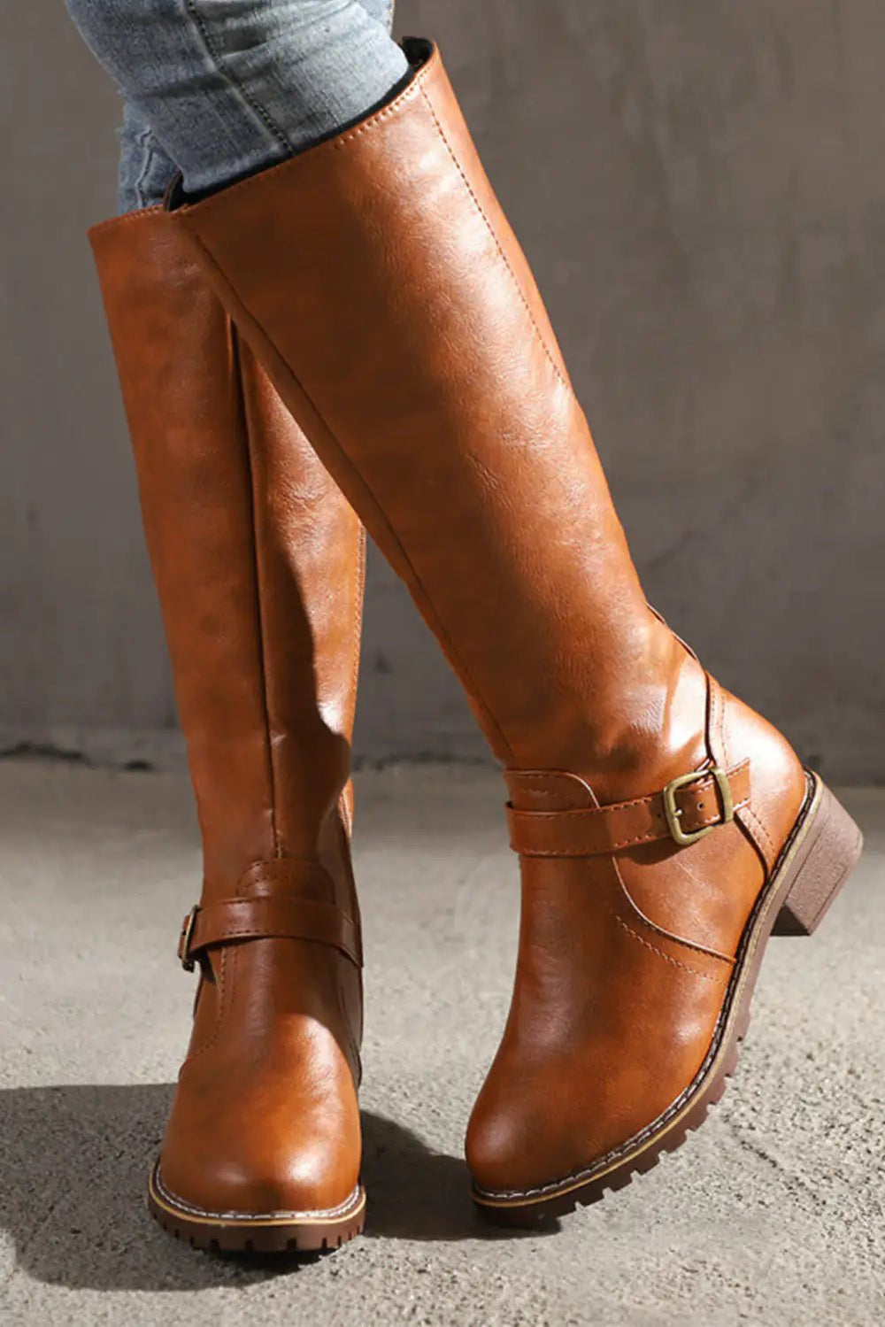 Wide Width The Janis Wide Calf Leather Boot Image 2