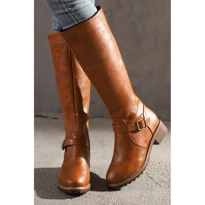 Wide Width The Janis Wide Calf Leather Boot Image 9