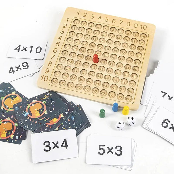 Wooden Montessori Math Board Image 1