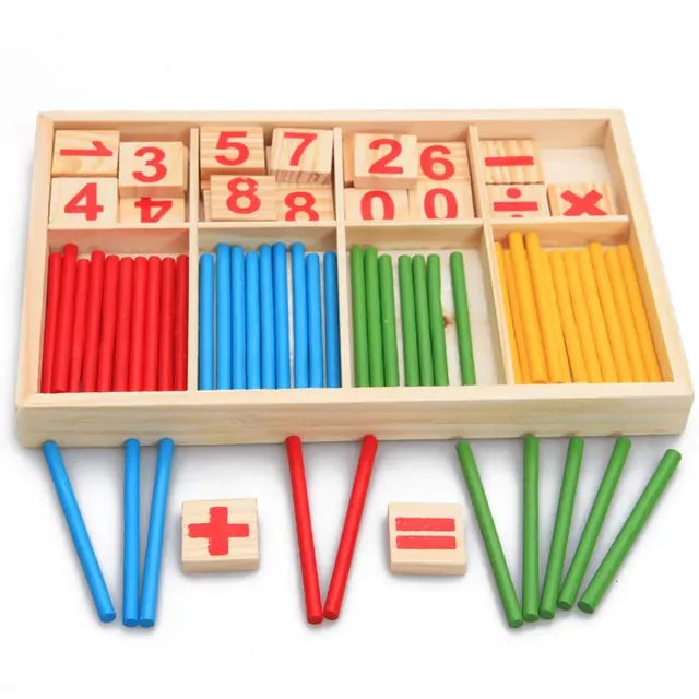 Wooden Montessori Math Board Image 7