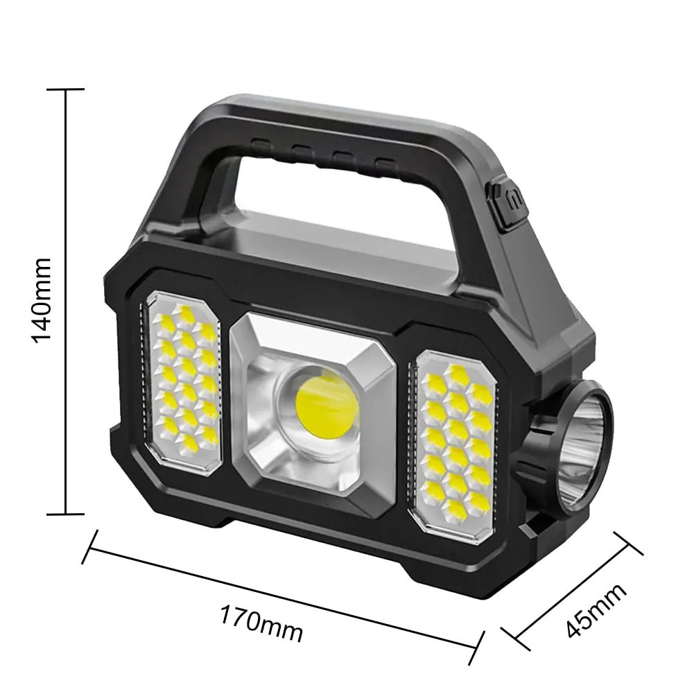 500LM Solar Rechargeable Flashlight Image 6