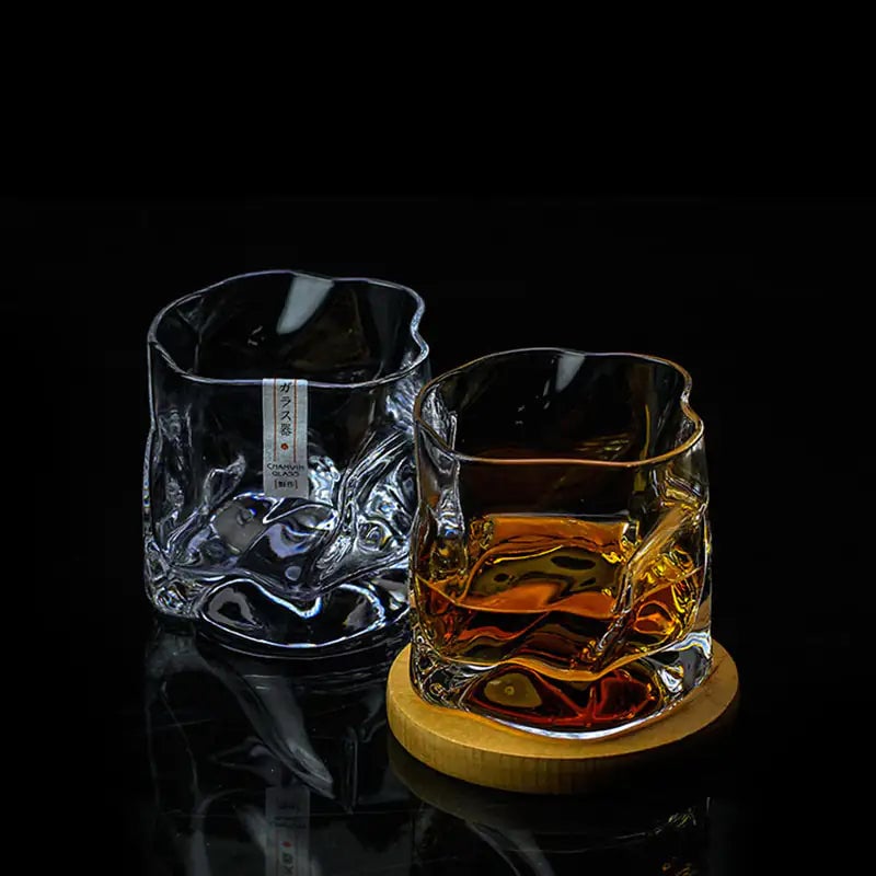 Crumple Japanese Style Whiskey Glass Image 1