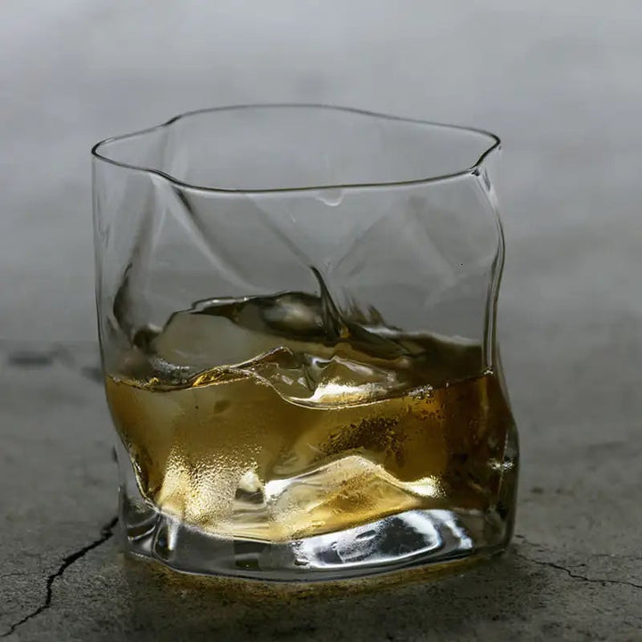 Crumple Japanese Style Whiskey Glass Image 3