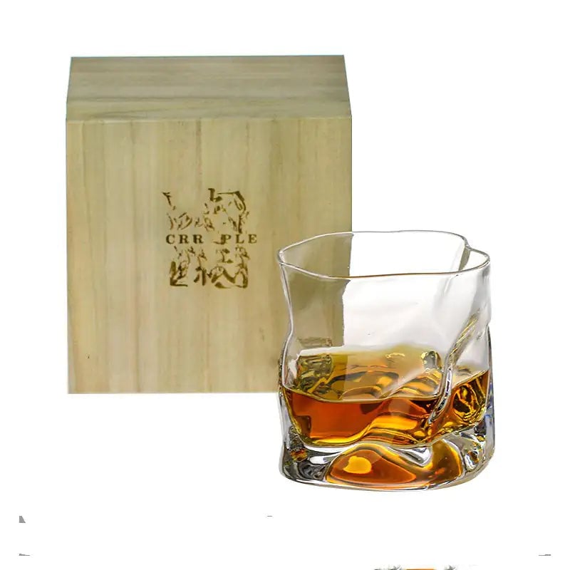 Crumple Japanese Style Whiskey Glass Image 4