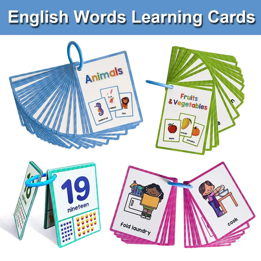 English Words Learning Flashcards Image 1