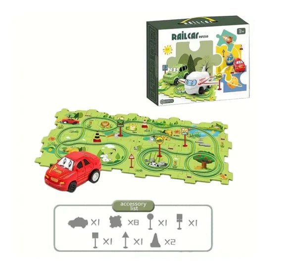 Kids Car Track Set Image 2