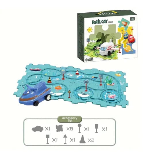 Kids Car Track Set Image 4