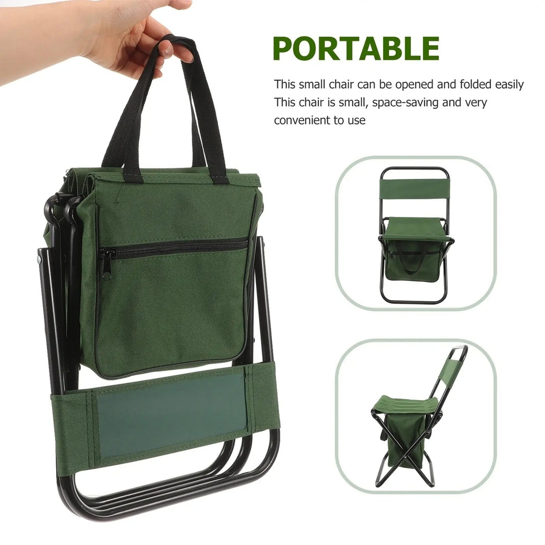 Foldable Outdoor Chair with Storage Bag Image 3