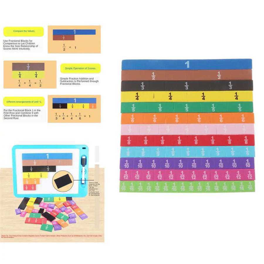 Magnetic Fraction Tiles Image 1