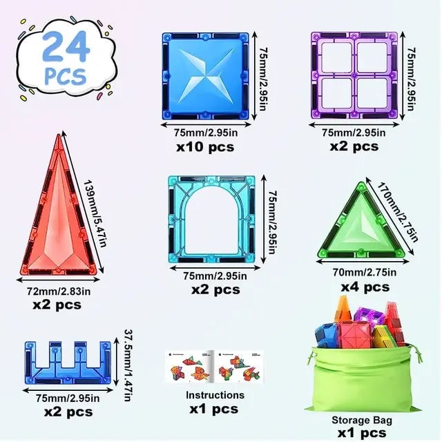 Magnetic Blocks Toys For Kids Image 7