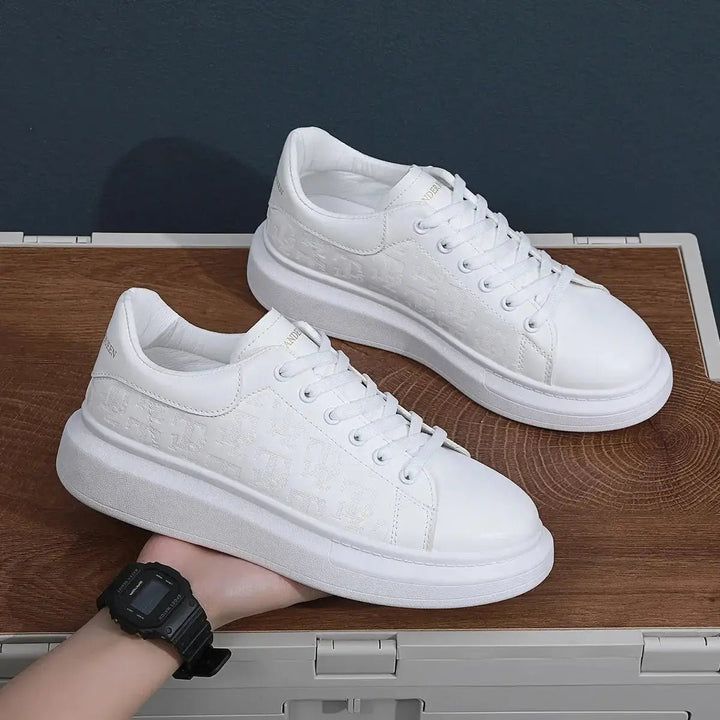 Men Lace-up Thick Sole Casual Sneakers Image 6