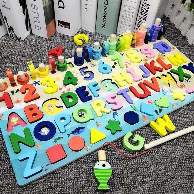 Montessori Wooden Geometric Puzzle for Kids Image 11