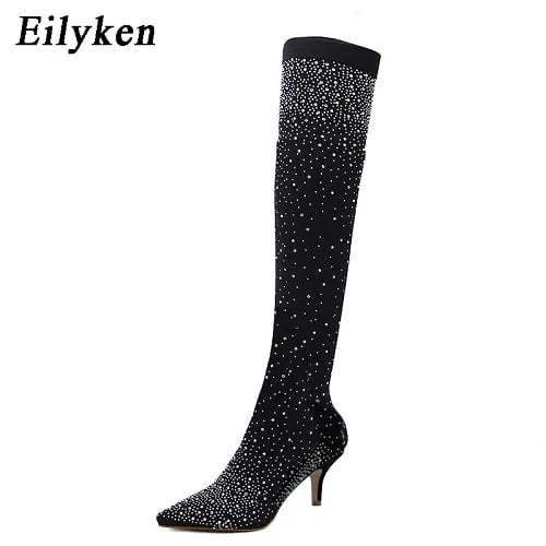 Over-The-Knee Heel Woman Boot Image 9