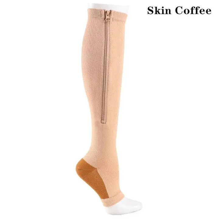 Pain Relief Knee High Zip Leg Support Image 2