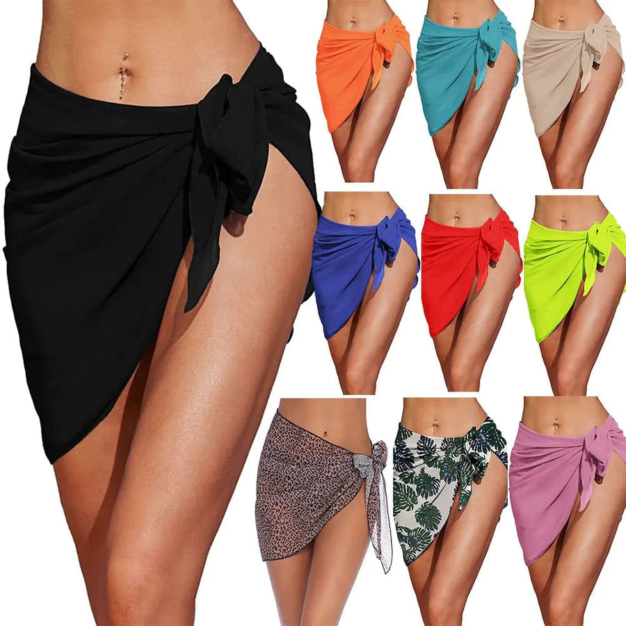 Sheer Chiffon Beach Sarong Wrap Image 1