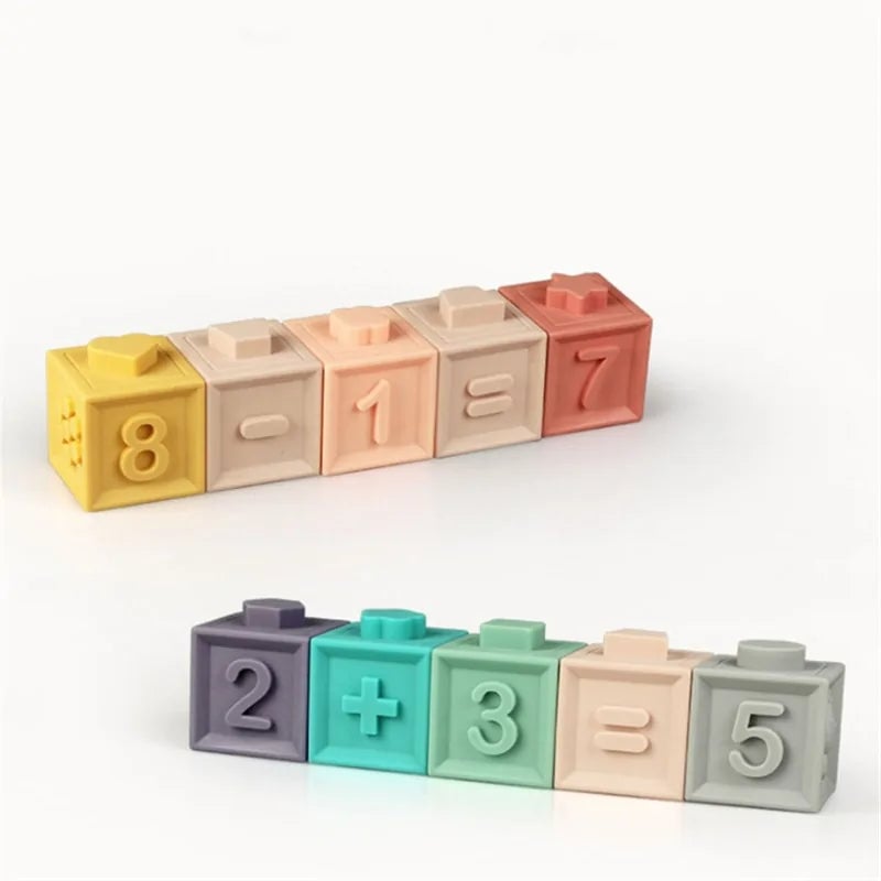 Silicone Educational Building Blocks For Toddlers Image 4