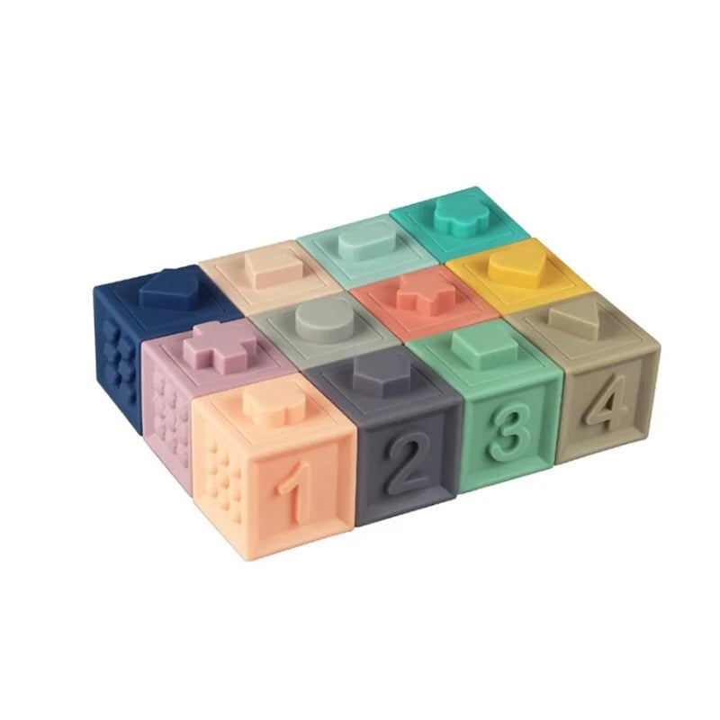 Silicone Educational Building Blocks For Toddlers Image 6