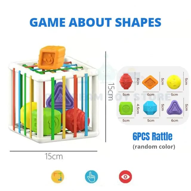 Sorting Game Colorful Shape Blocks Image 1