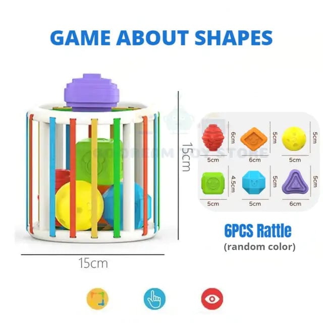 Sorting Game Colorful Shape Blocks Image 8