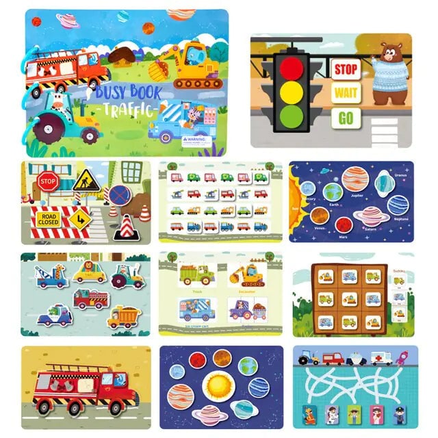 The Busy Book-Designed for Cognitive Development Image 6