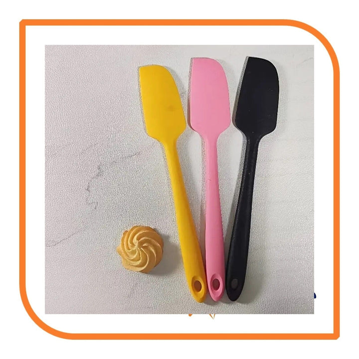 9" Pink Silicone Spatula by MyXOHome (1 2 4 or 6 Spatulas) Image 4