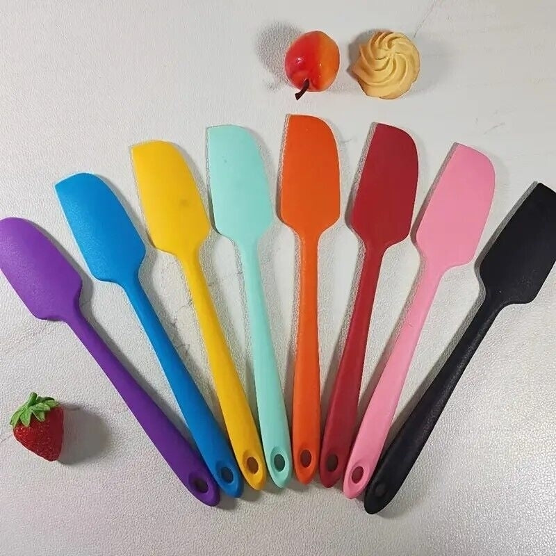 9" Orange Silicone Spatula by MyXOHome (1 2 4 or 6 Spatulas) Image 6