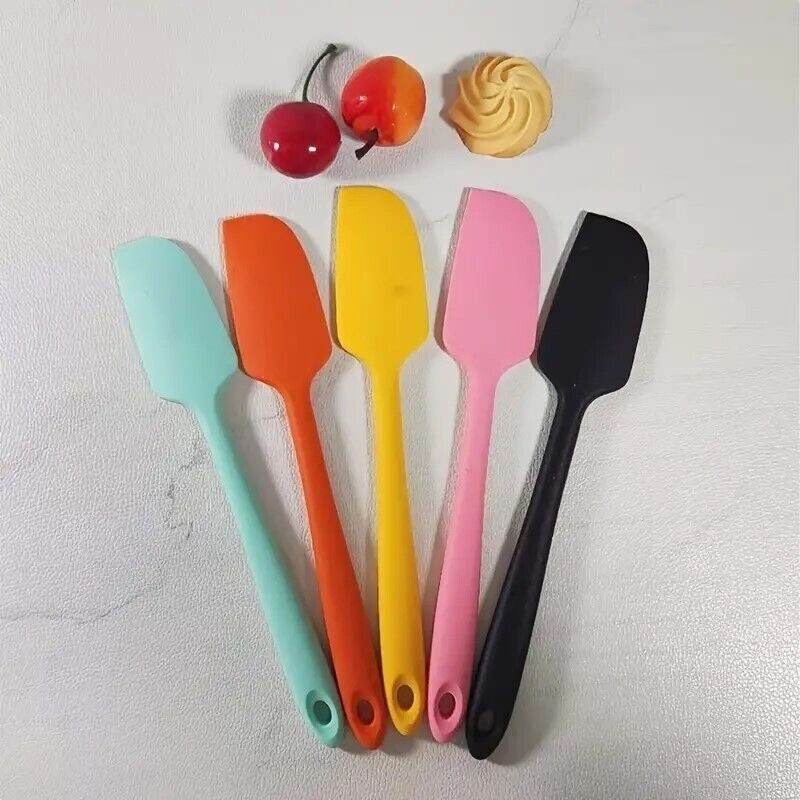 9" Pink Silicone Spatula by MyXOHome (1 2 4 or 6 Spatulas) Image 7