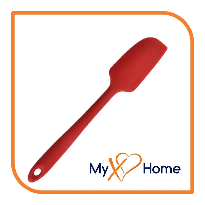 9" Red Silicone Spatula by MyXOHome (1 2 4 or 6 Spatulas) Image 1