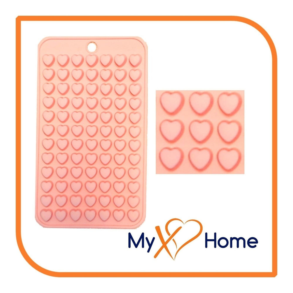 84 Hearts Pink Silicone Mold Chocolate Candy and more by MyXOHome Image 2