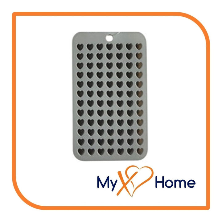 84 Hearts Gray Silicone Mold Chocolate Candy and more by MyXOHome Image 3