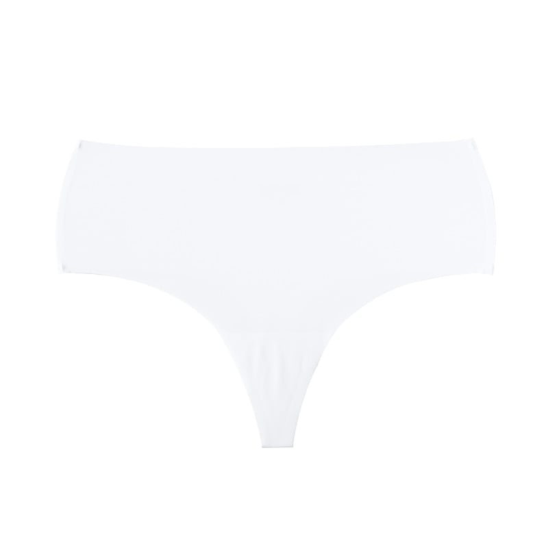 Women Fashion Panties Traceless Ice Silk Underwear High Waist G String Thong Female Lingerie Image 1