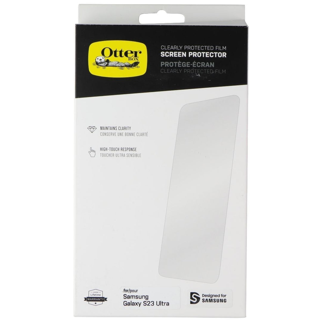 OtterBox Clearly Protected Film Screen Protector for Samsung Galaxy S23 Ultra Image 1