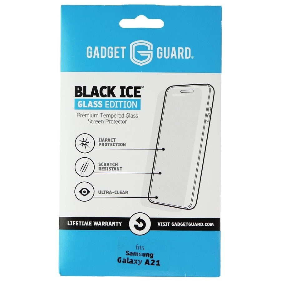 Gadget Guard Black Ice Edition Tempered Glass for Samsung Galaxy A21 Image 1