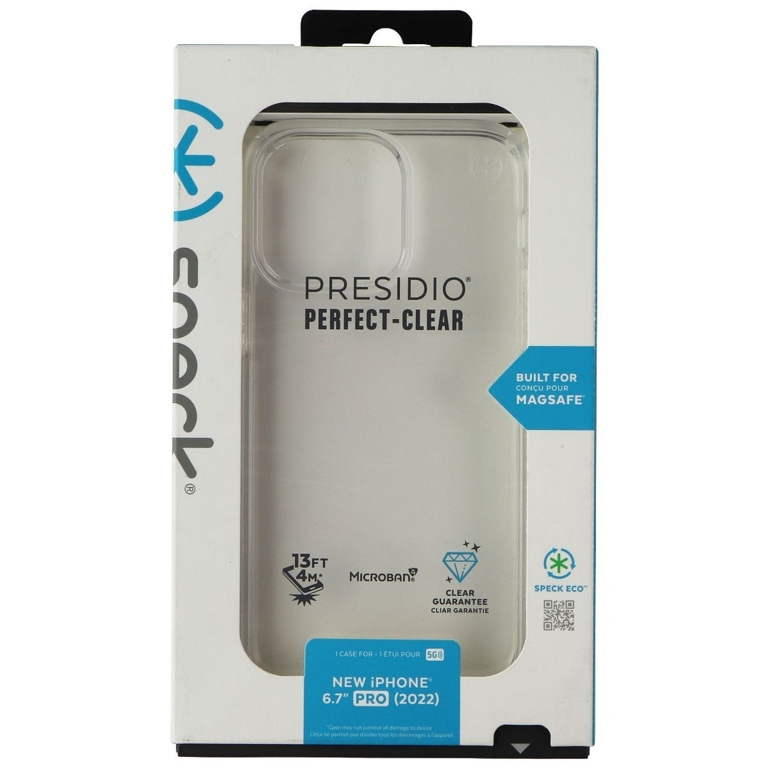 Speck Presidio Perfect-Clear Series Case for Apple iPhone 14 Pro Max - Clear Image 4