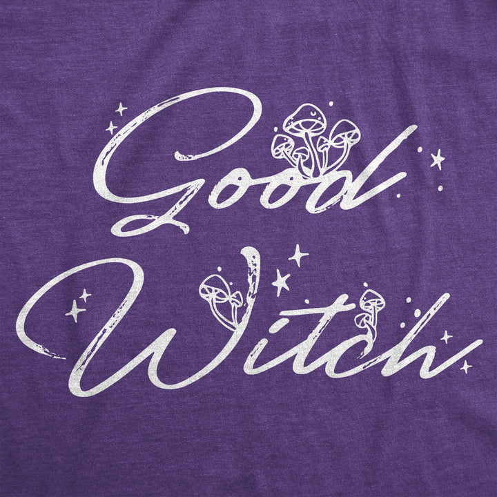 Womens Funny T Shirts Good Witch Sarcastic Halloween Graphic Novelty Tee For Ladies Image 2