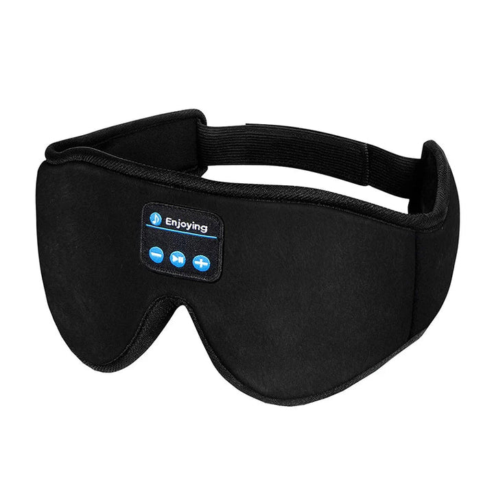 3D Wireless Music Sleep Mask with Mic  Soft Comfortable Headband for Side Sleepers Image 3