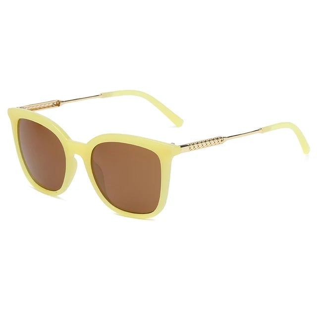 Classic Square Sunglasses Women Men Image 4