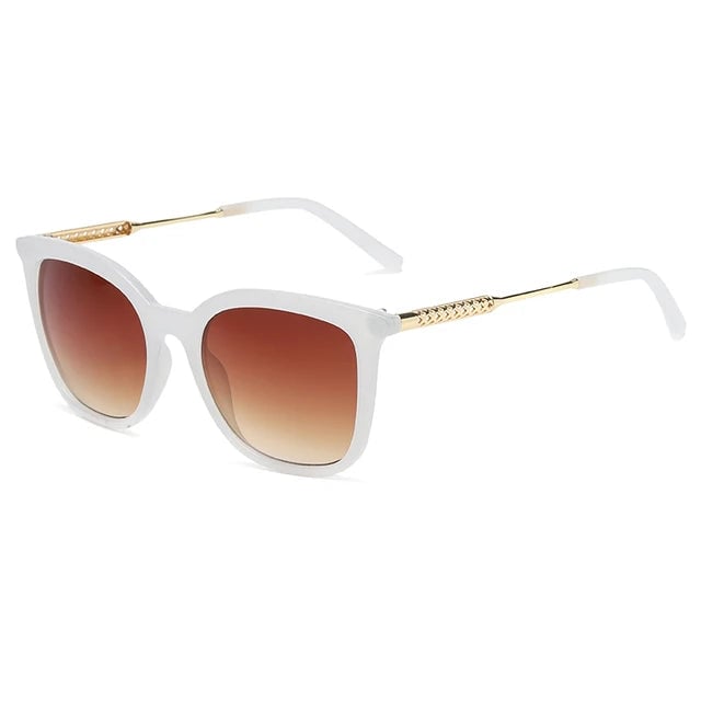 Classic Square Sunglasses Women Men Image 6