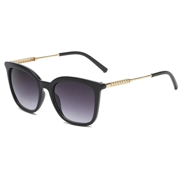 Classic Square Sunglasses Women Men Image 7