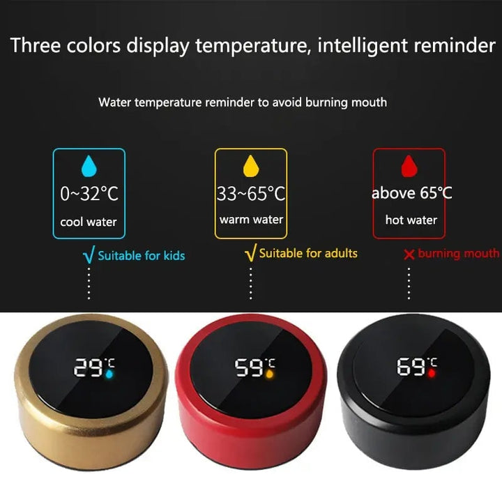 Digital Temperature Display Water Bottle Image 7