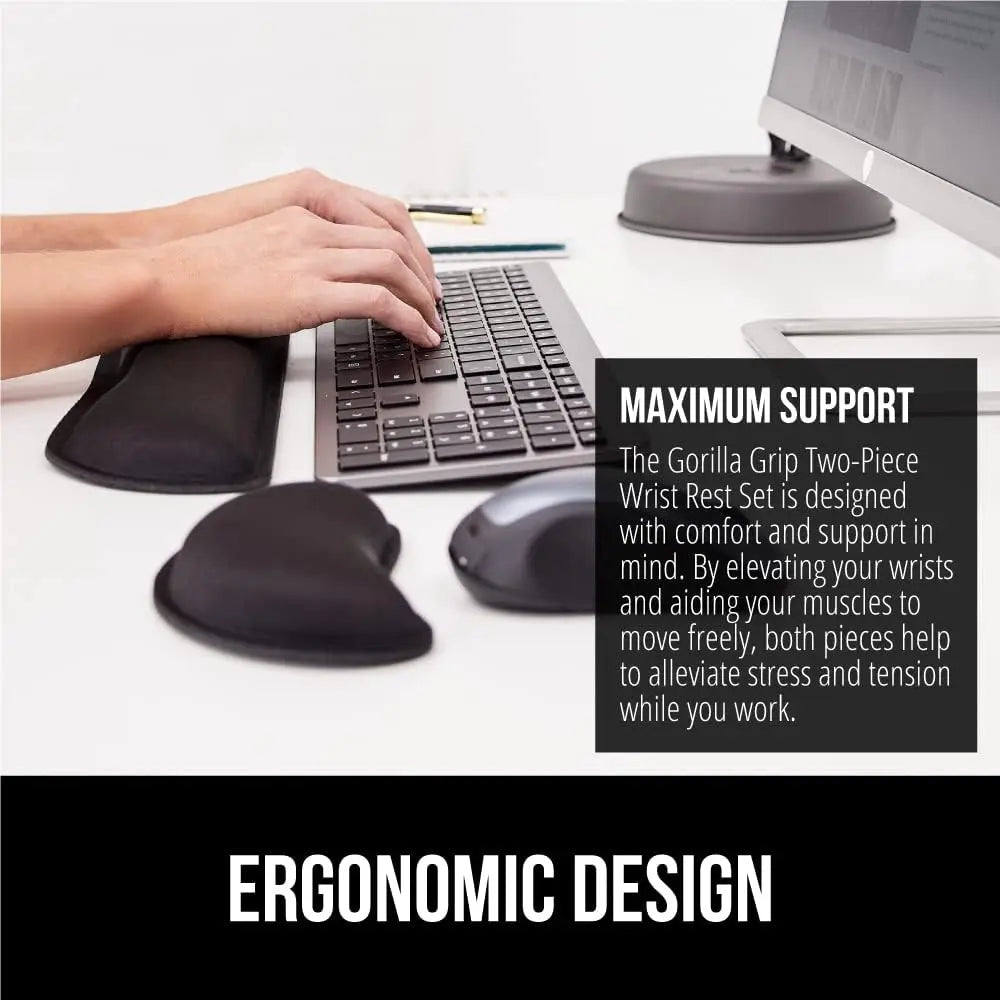 Gorilla Grip Silky Gel Memory Foam Wrist Rest Image 4