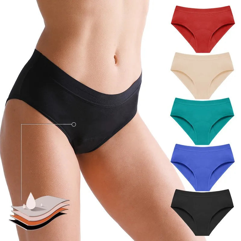 Leak-proof menstrual underwear womens bamboo fiber Image 2