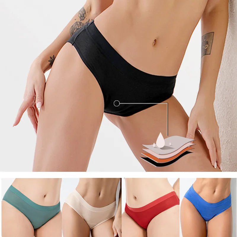 Leak-proof menstrual underwear womens bamboo fiber Image 4