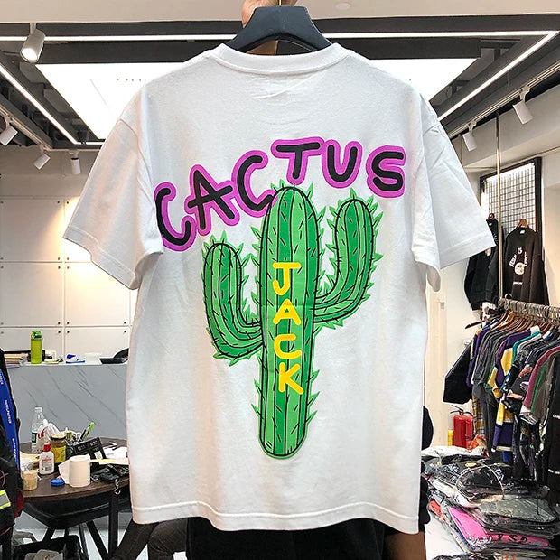 luxury Cactus Jack Hip Hop Tshirts Travis Image 1