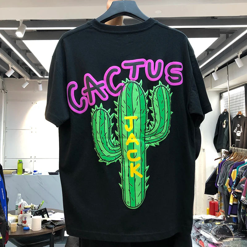 luxury Cactus Jack Hip Hop Tshirts Travis Image 6