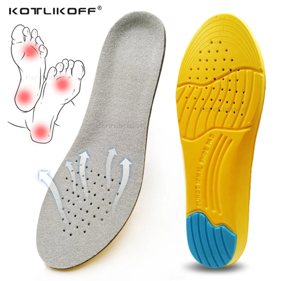 Shoe Inserts Pad Soft Sport Insoles Memory Foam Breathable Image 1