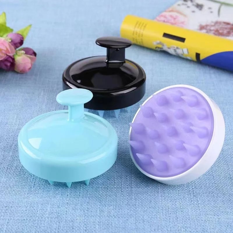 Silicone head and body scalp massage brush Silicone Image 2