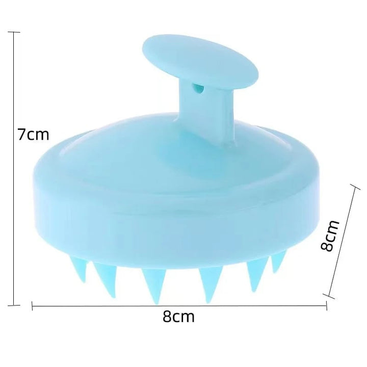 Silicone head and body scalp massage brush Silicone Image 3